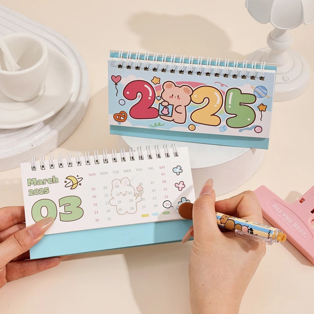 2025 Desk Mini Calendar for Daily Monthly Planning