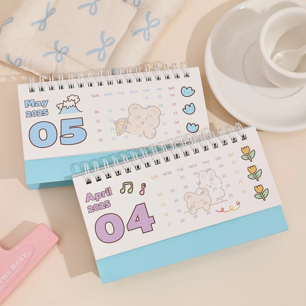 2025 Desk Mini Calendar for Daily Monthly Planning