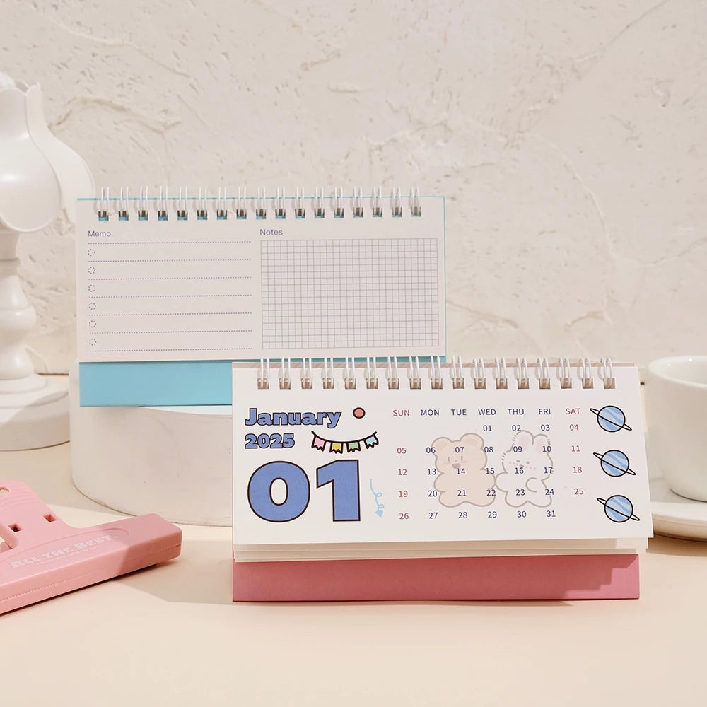 2025 Desk Mini Calendar for Daily Monthly Planning