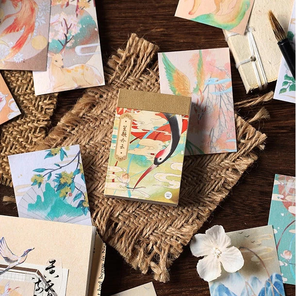Set of 50pcs Ancient Style Stickers