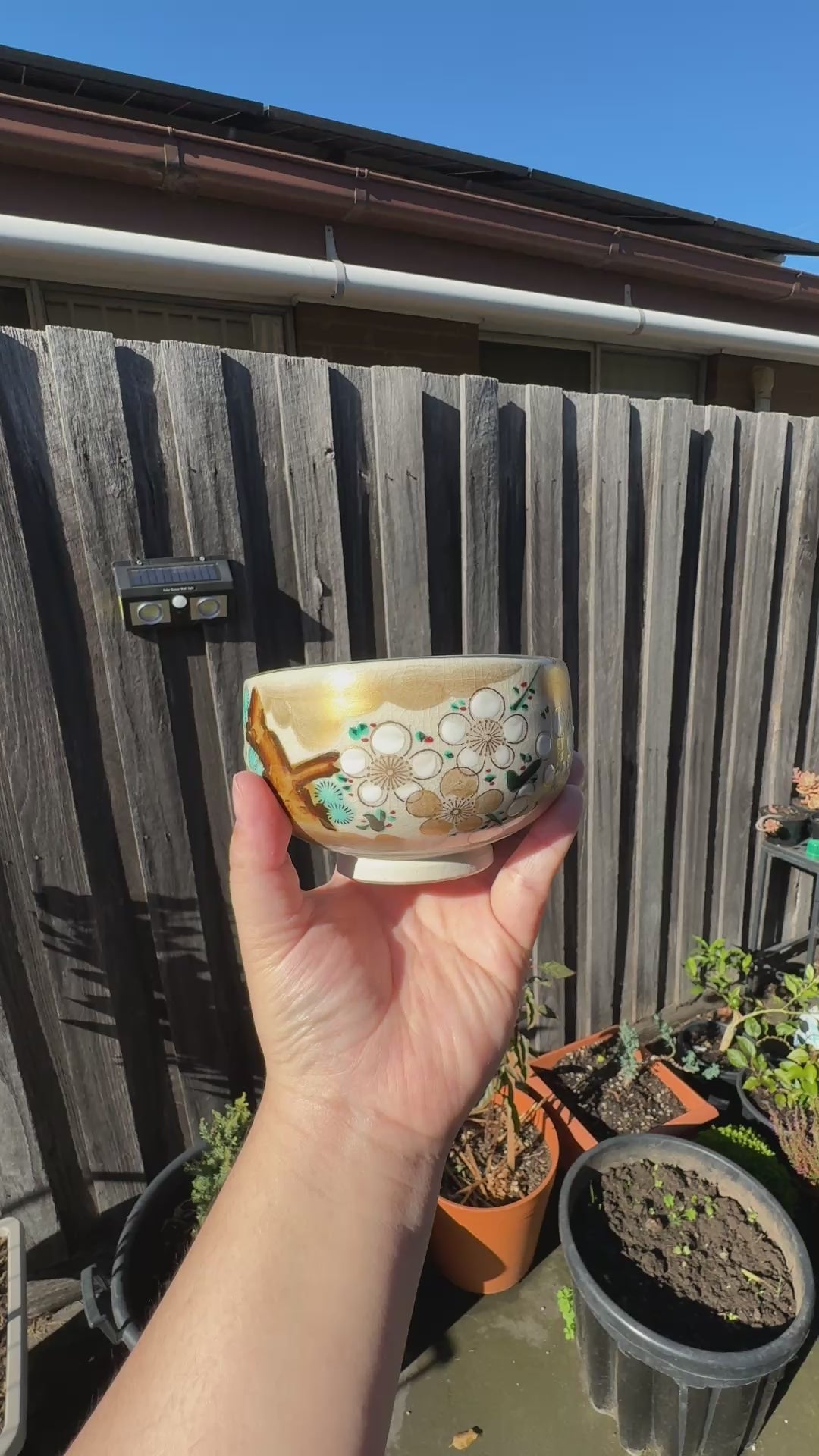White Flower Chawan