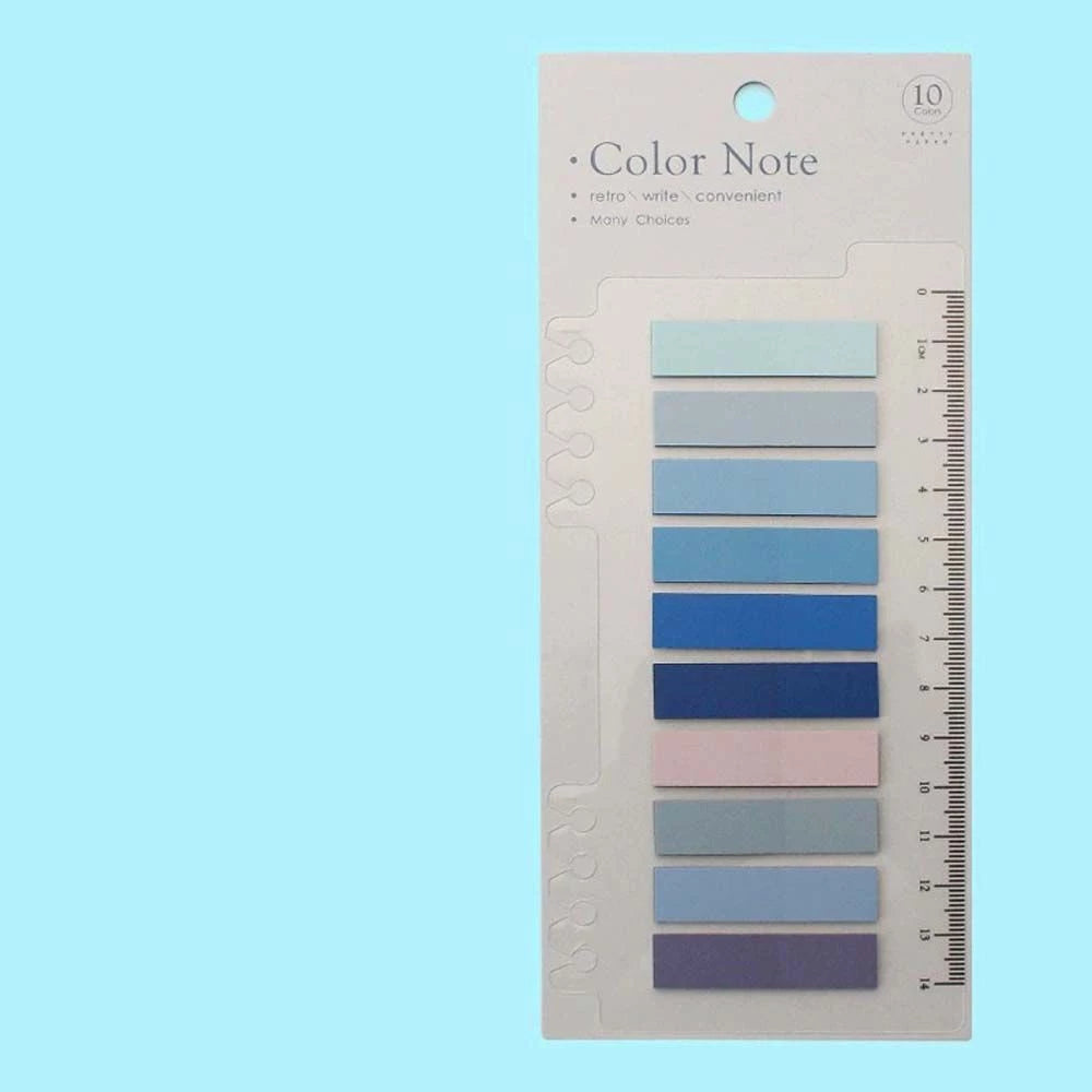 Set of 200 Sticky Flags Color-coded Bookmarks With Convenient Design