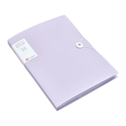A4 File Folder Display Book 30/60 Pages Transparent Insert