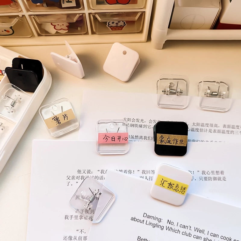 Transparent Cute Paper Clips and Convenient Design