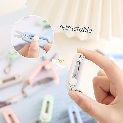 Portable Mini Scissors, Cute Colors, Convenient for Students / Office