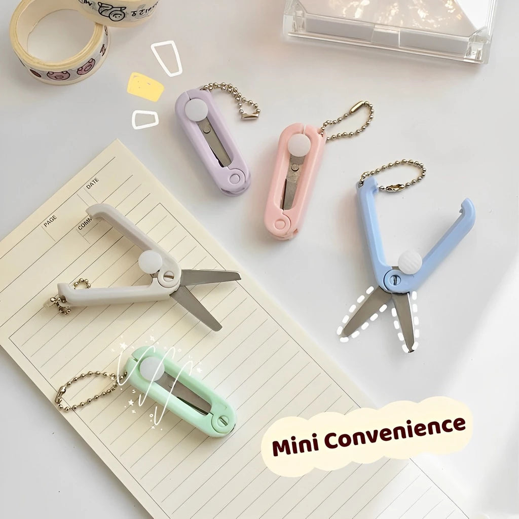 Portable Mini Scissors, Cute Colors, Convenient for Students / Office