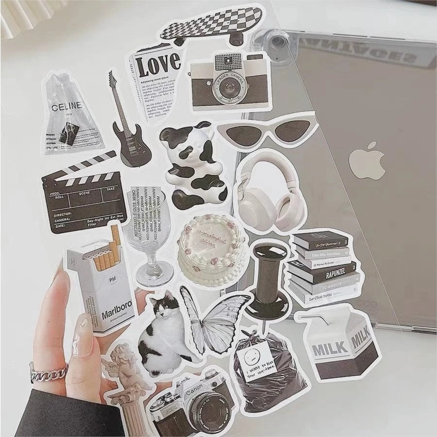 Set of 61 Waterproof Stickers to Decorate Suitcases, Laptops, Phones, iPads