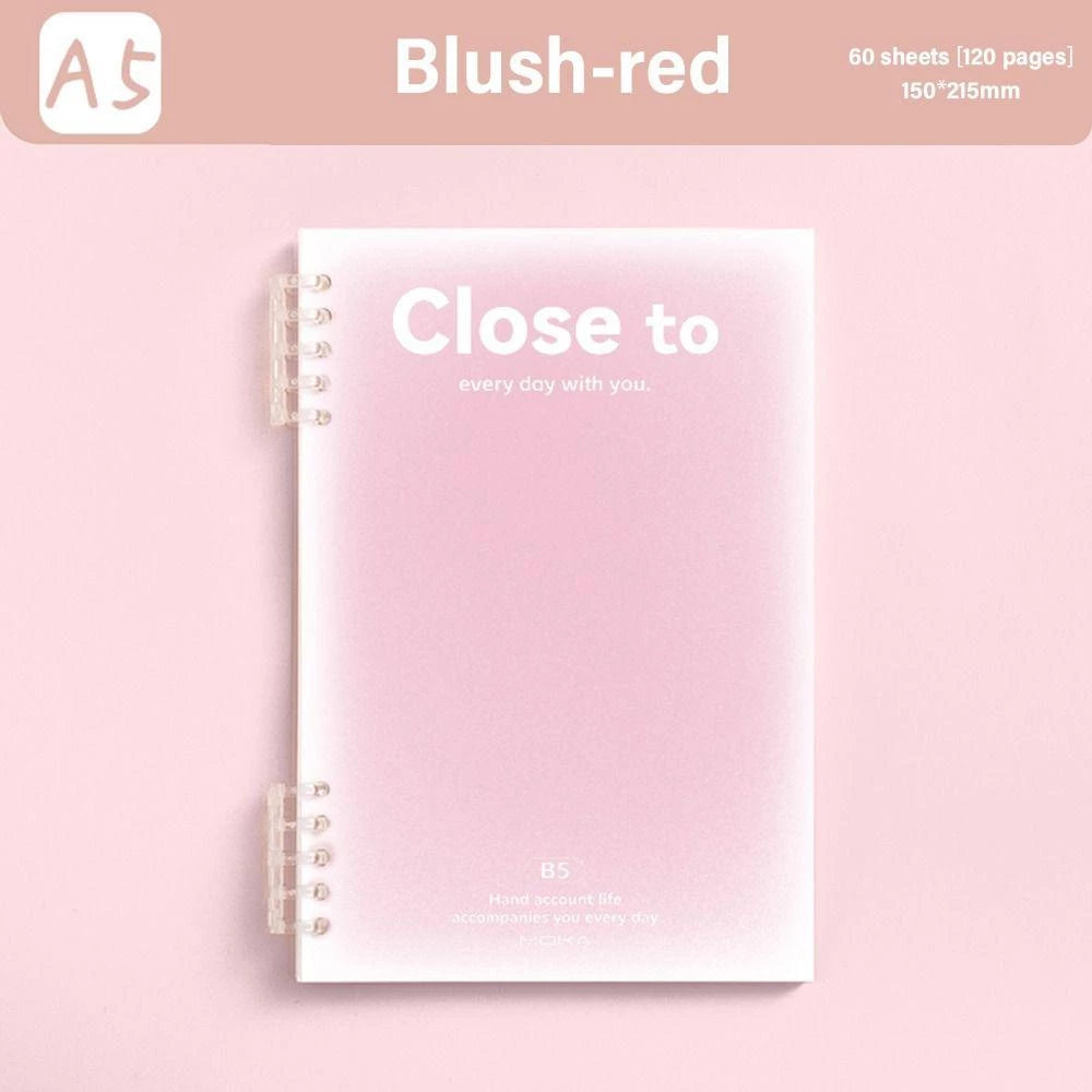 A5/ B5 Size Notebook/ Notepad Leaf Pattern Gradient Color Fashion Convenient