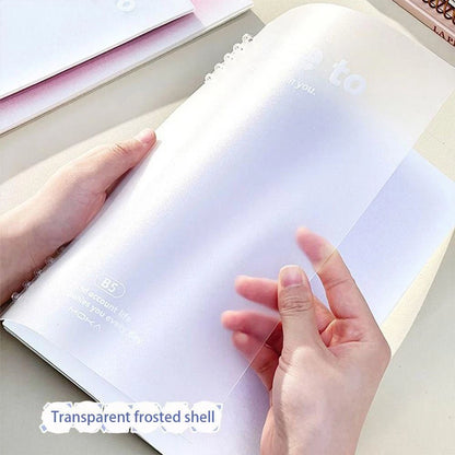 A5/ B5 Size Notebook/ Notepad Leaf Pattern Gradient Color Fashion Convenient