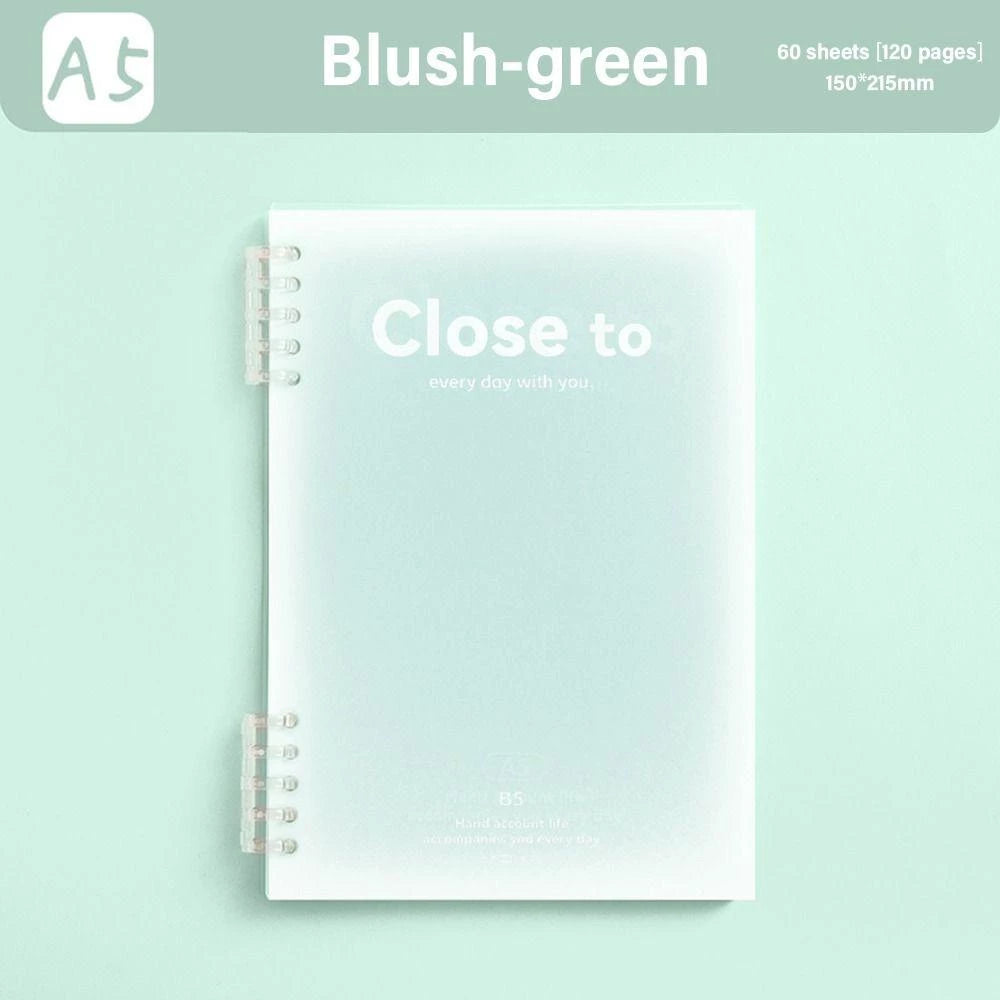 A5/ B5 Size Notebook/ Notepad Leaf Pattern Gradient Color Fashion Convenient
