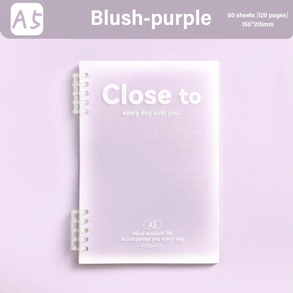 A5/ B5 Size Notebook/ Notepad Leaf Pattern Gradient Color Fashion Convenient