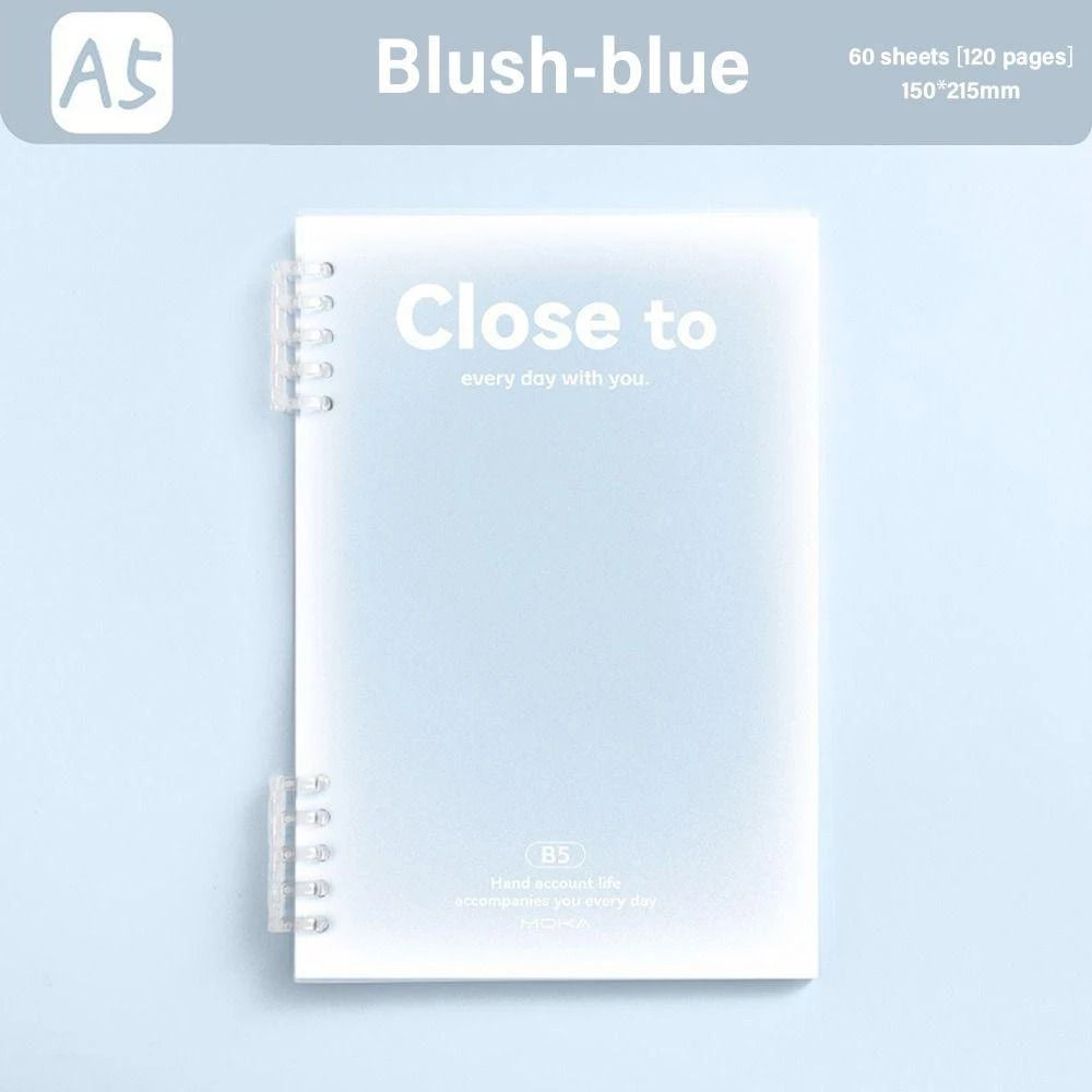 A5/ B5 Size Notebook/ Notepad Leaf Pattern Gradient Color Fashion Convenient