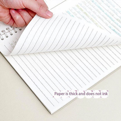 A5/ B5 Size Notebook/ Notepad Leaf Pattern Gradient Color Fashion Convenient