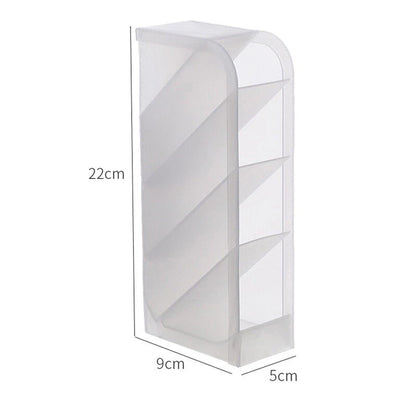 Transparent Matte Pen Holder Multifunctional Stationery Storage Box