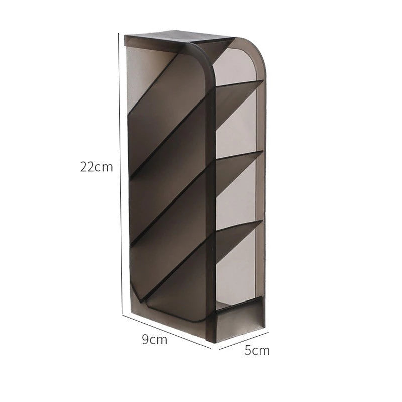 Transparent Matte Pen Holder Multifunctional Stationery Storage Box