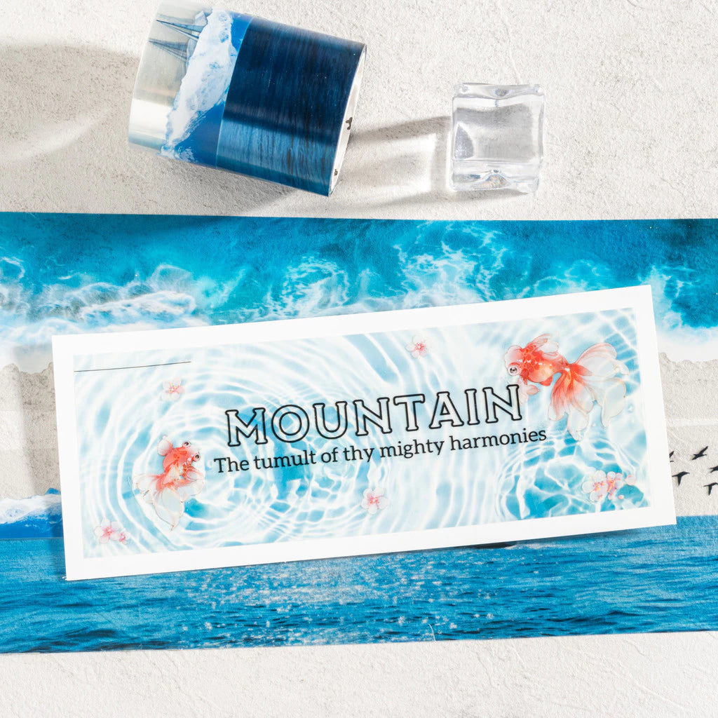 Endless Sea Washi Stickers Transparent Tape