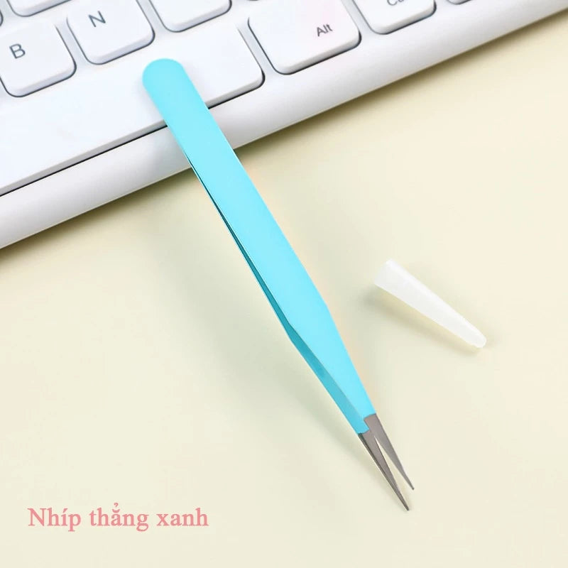 Set of 2 Colorful and Convenient Sticker Tweezers