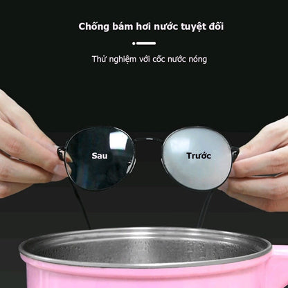 Set of 100 Nano Glasses Cleaning Paper, Anti-fog Paper Towels.