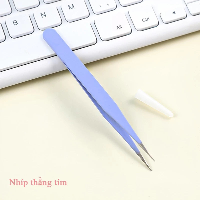 Set of 2 Colorful and Convenient Sticker Tweezers