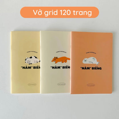 Ruled, Grid Notebook 80 & 120 Pages - 70gsm Studygram Notebook