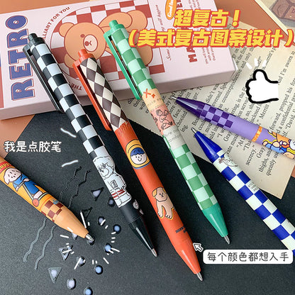 Quick Drying Glue Pen with Many Cute Designs, Double-Sided Sticky Milk - Random Selection