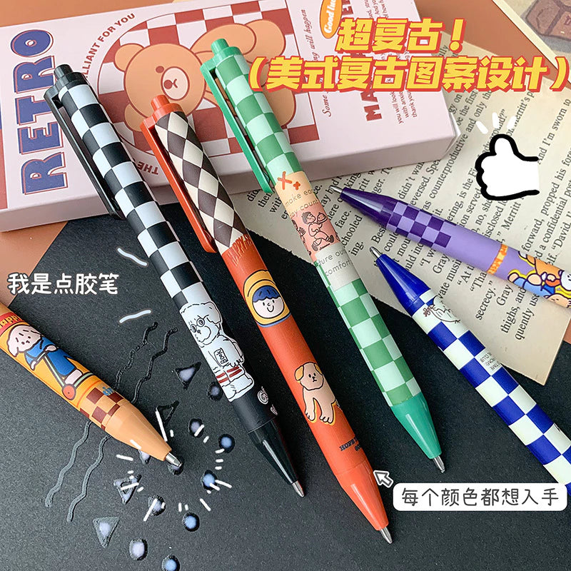 Quick Drying Glue Pen with Many Cute Designs, Double-Sided Sticky Milk - Random Selection
