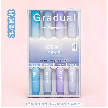 Set of 4 Pastel Markers