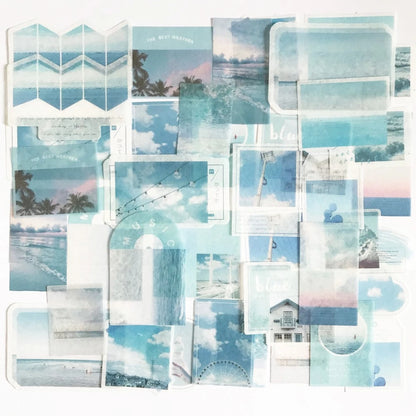 Set of 40 Masking Stickers for Instagram to Decorate Planners and Bullet Journals
