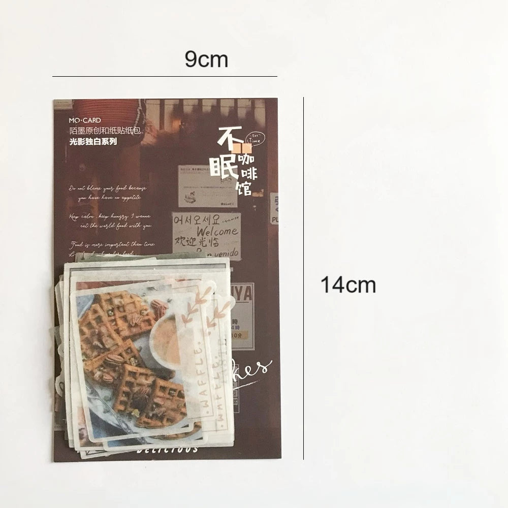 Set of 40 Masking Stickers for Instagram to Decorate Planners and Bullet Journals