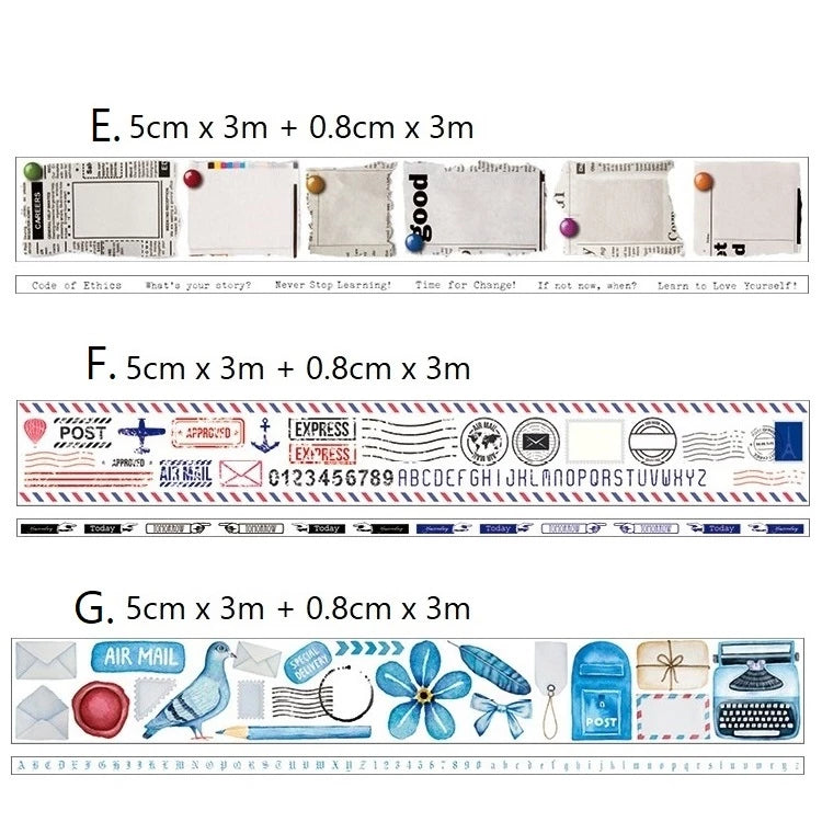 Set of 2 Rolls of Tape, Classic Masking Tape