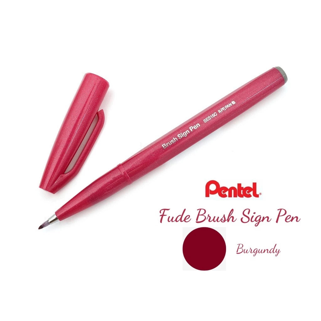 [Single] Calligraphy Pen - Pentel Brush Calligraphy Pen Pastel / Fude Touch