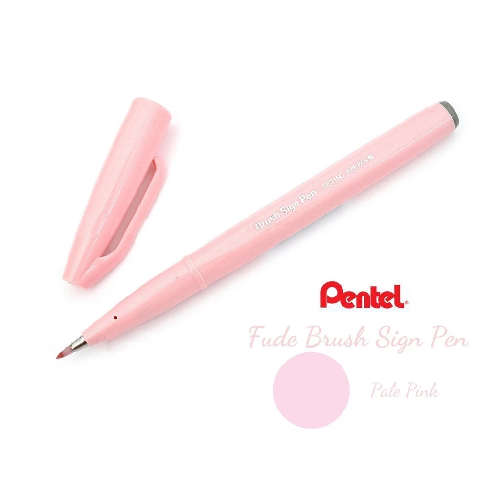 [Single] Calligraphy Pen - Pentel Brush Calligraphy Pen Pastel / Fude Touch