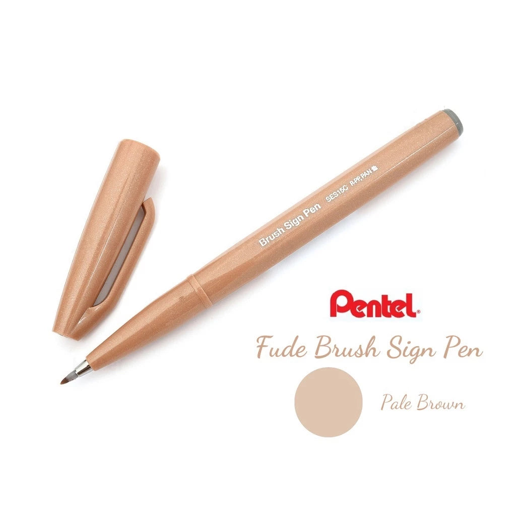 [Single] Calligraphy Pen - Pentel Brush Calligraphy Pen Pastel / Fude Touch