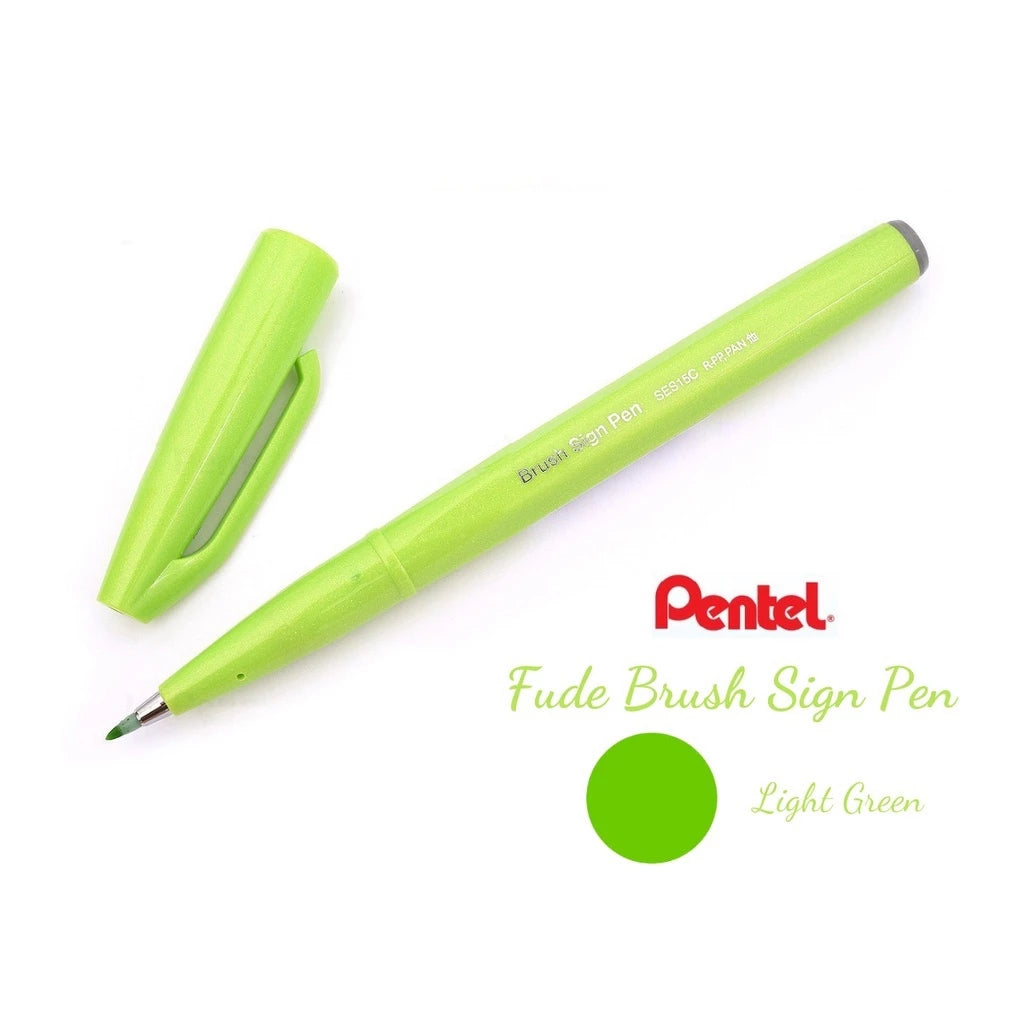 [Single] Calligraphy Pen - Pentel Brush Calligraphy Pen Pastel / Fude Touch