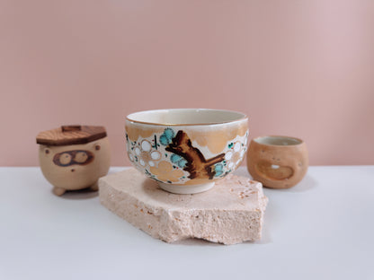 White Flower Chawan